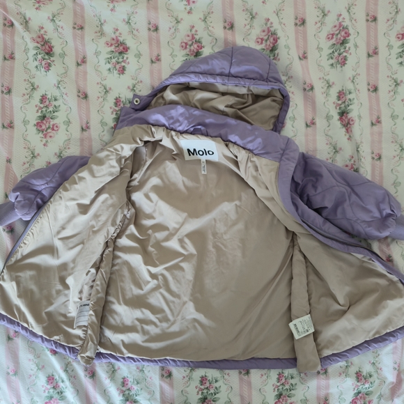 Molo Hannah Parka Violet Lightweight Coat - Picture 3 of 6